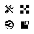 Recovery Repair. Simple Related Vector Icons