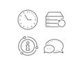 Recovery server line icon. Backup data sign. Restore information. Vector