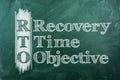 Recovery Time Objective Royalty Free Stock Photo