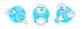 Recovery tool, Best manager and Heart icons set. Seo message sign. Backup info, Best developer, Love. Vector
