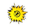 Recovery tool icon. Backup data sign. Restore information. Vector
