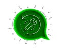 Recovery tool line icon. Backup data sign. Restore information. Vector