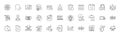 Recovery trash, Read instruction and Wifi line icons. For web app, printing. Line icons. Vector