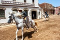 Recreated cowboy town Sioux City