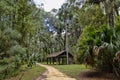 The recreation area in the Ocala National Forest located in Juniper Springs Florida Royalty Free Stock Photo