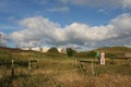 Recreation in the dunes; recreatie in de duinen Royalty Free Stock Photo