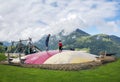 Recreation park at Fieberbrunn, Austria