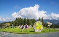 Recreation park at Fieberbrunn, Austria