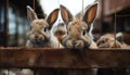 Recreation of rabbits in a farm