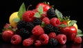 Recreation of raspberries and blackberries with other fruits