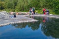 Recreation in Russia. Malkin hot geysers. Petropavlovsk-Kamchatsky