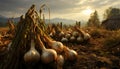 Recreation of a still life of rings onions fried Royalty Free Stock Photo