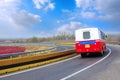 Recreation Vehicle on the highway