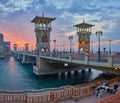 Recreational area in Stanley neighborhood, Alexandria, Egypt Royalty Free Stock Photo