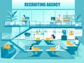 Recruiting Agency or Human Resources Divisions.