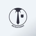 Recruiting human resource management business corporate concept. Royalty Free Stock Photo