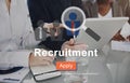 Recruitment Apply Homepage Human Resources Concept