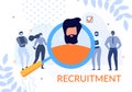 Recruitment Banner with People Search Candidate