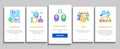 Recruitment And Research Employee Onboarding Elements Icons Set Vector