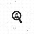 Recruitment, search people, vector best flat icon