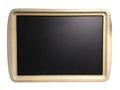 A rectangle blackboard with double frame