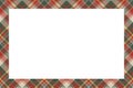 Rectangle borders and Frames vector. Border pattern geometric vintage frame design. Scottish tartan plaid fabric texture.