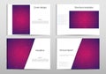 Rectangle brochure template layout, cover, annual report, magazine in A4 size with abstract background.