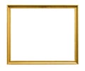 Rectangle decorative golden picture frame