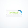 Rectangle free download button Royalty Free Stock Photo