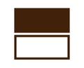 Rectangle Geometric Outline And Rectangle Shape Brown