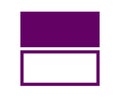 Rectangle Geometric Outline And Rectangle Shape Purple