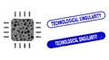 Rectangle Mosaic Processor with Distress Technological Singularity Seals