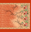 Scarf. absctract scarf background foe trextile using. hankie and scarf Royalty Free Stock Photo