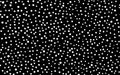 Rectangle seamless pattern with white dots on black background