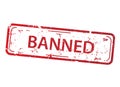 Rectangle stamp - banned