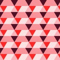 Rectangle triangle pattern rose Royalty Free Stock Photo