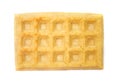 Rectangle Waffles on a White Background