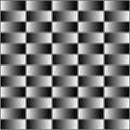 Rectangles with grayscale, contrasty gradient fill. Seamless pat Royalty Free Stock Photo