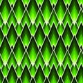 Rectangles or lozenges seamless pattern in trendy neon lime color