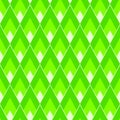 Rectangles or lozenges seamless pattern in trendy neon lime color