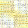 Rectangles pattern yellow blue purple gray white shifted Royalty Free Stock Photo