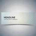 A rectangular banner with a textured, Royalty Free Stock Photo