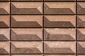 Rectangular stone tiled blocks close up texture background Royalty Free Stock Photo