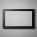 No artwork or image inside, emphasizing the frame\'s minimalisti Royalty Free Stock Photo