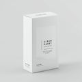 Rectangular cardboard box designed as mockup packaging for \