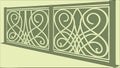 Rectangular Celtic Knotwork Panel, vector design Generative AI Royalty Free Stock Photo