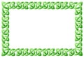Rectangular celtic ornamental frame Royalty Free Stock Photo