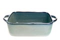 Rectangular ceramic baking dish Royalty Free Stock Photo