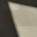 Rectangular ceramic tiles in varying beige and gray tones feature natural veining in Royalty Free Stock Photo