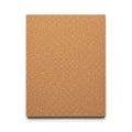 Rectangular corkboard with a consistent light brown textured surface Royalty Free Stock Photo